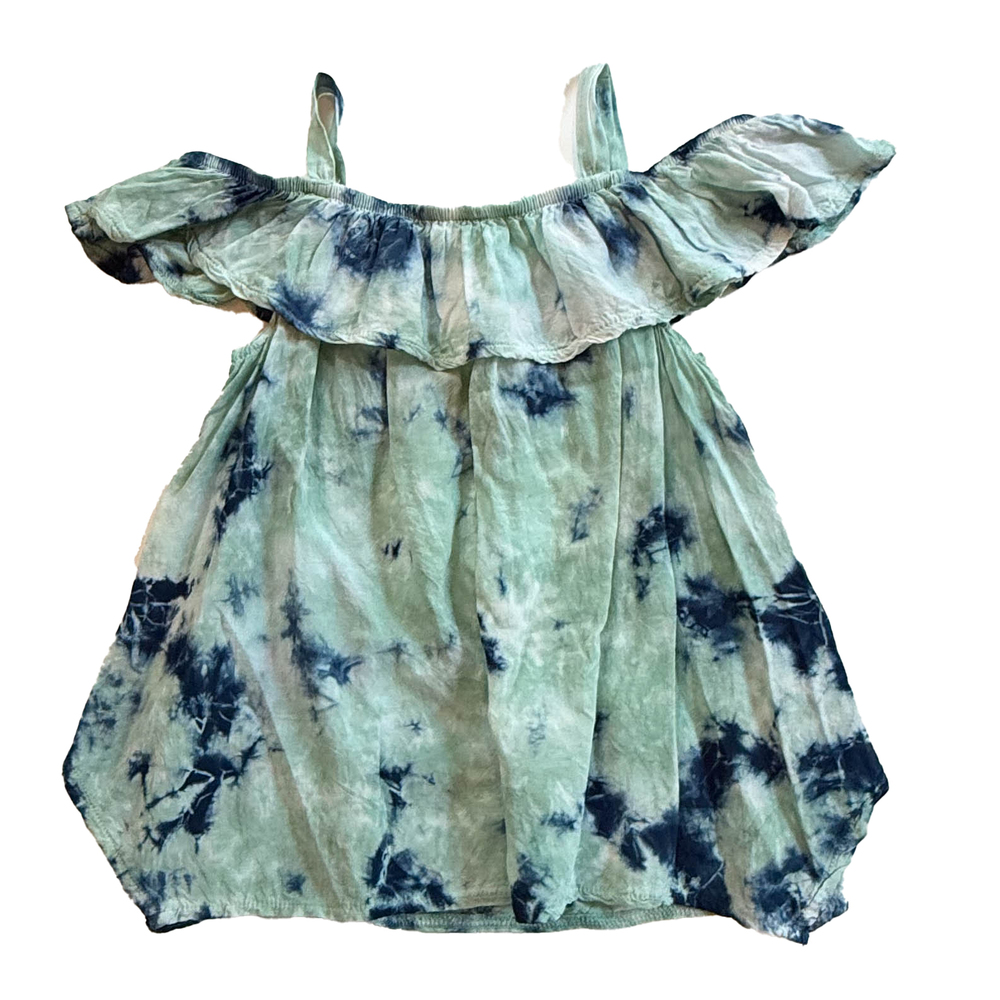Splendid Girls Blue Tie Dye Blouse size: 2T
